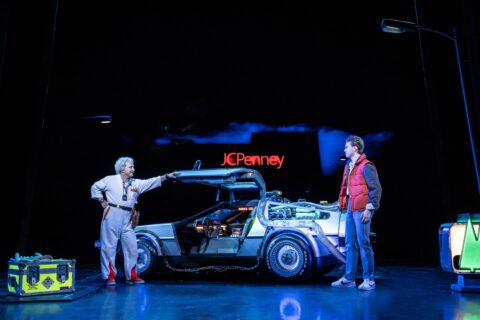 Cory English (Doc Brown), Ben Joyce (Marty McFly) © Johan Persson