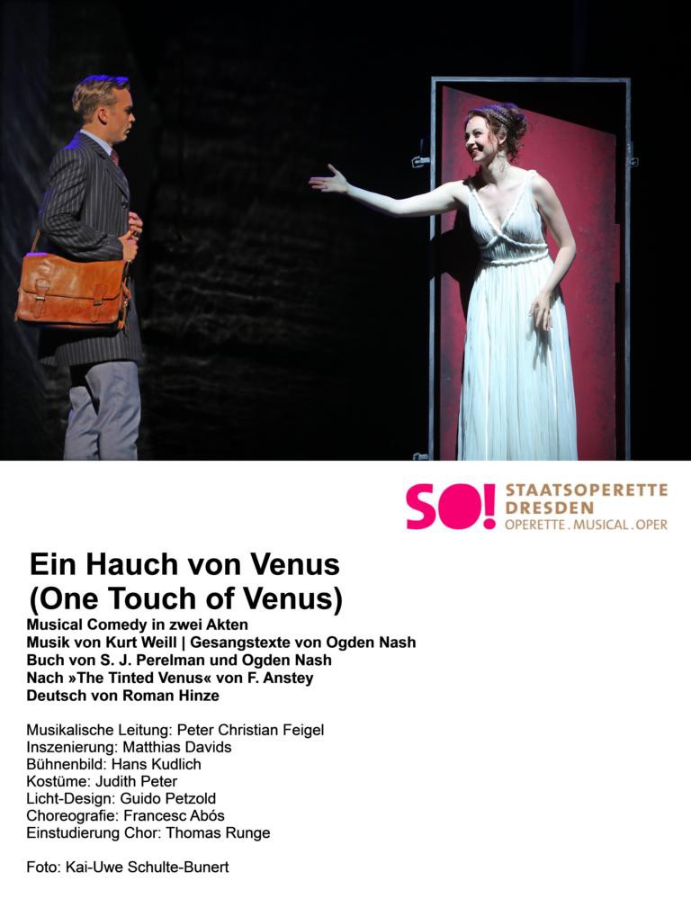 Jannik Harneit (Rodney Hatch), Johanna Spantzel (Venus) © Kai-Uwe Schulte-Bunert