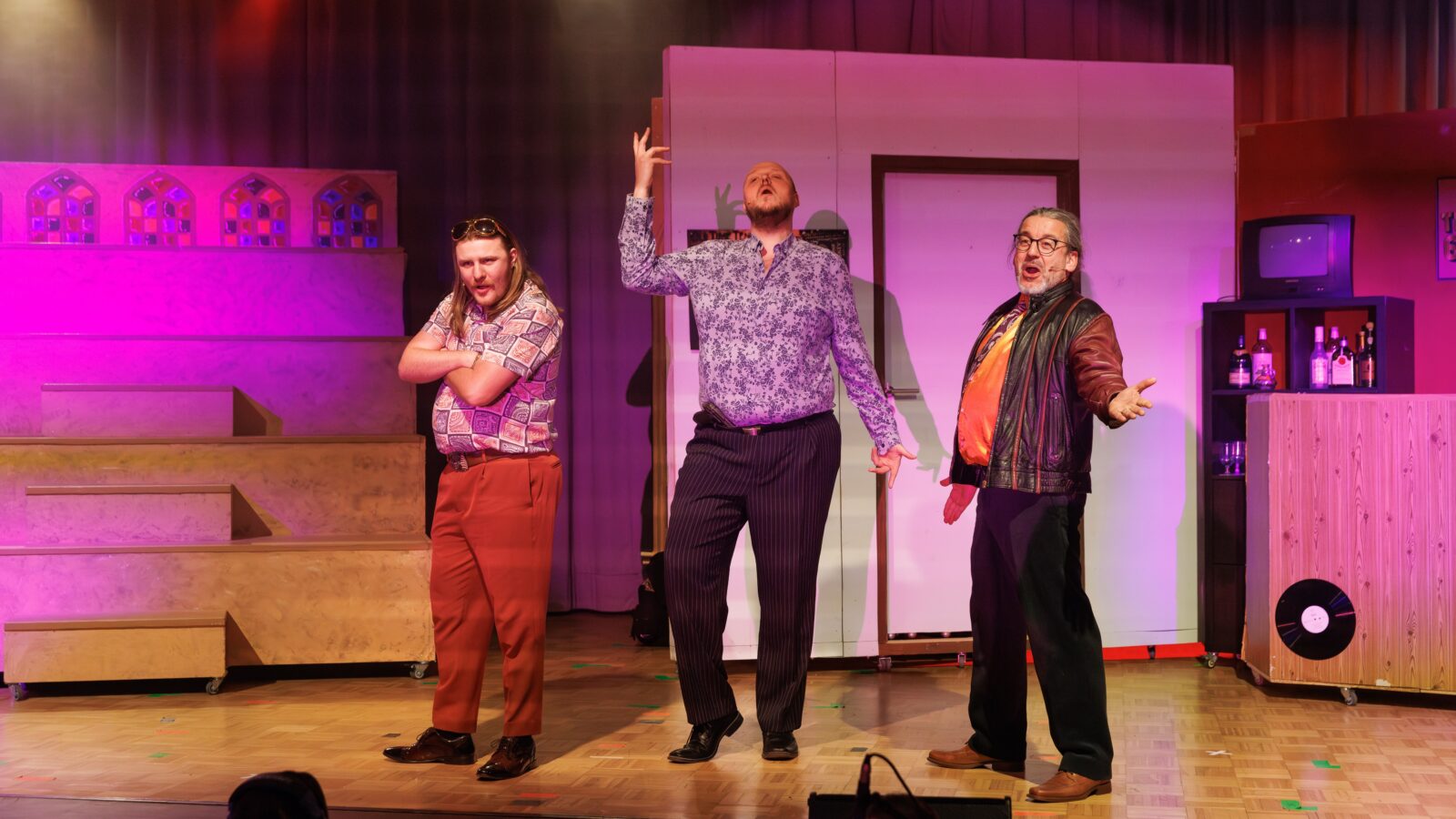 TJ (Pascal Göpel), Pablo (Stefan Faust) und Joey (Andreas Sold) © Musicalgroup e. V., Harald Koch