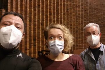 Probenstart Ende März für "Evita" am Nordharzer Städtebundtheater: Mario Mariano (Choreografie), Karen Bild (Evita) und Klaus Seiffert (Regie) -  © privat