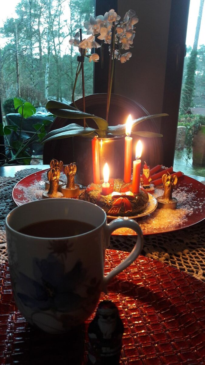 Ganz wichtig: der Morgenkaffee - am 3. Advent