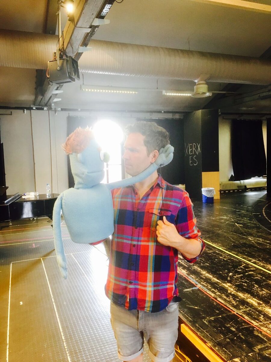 ...und noch ein Eindruck von unserer Probe mit den Puppen.