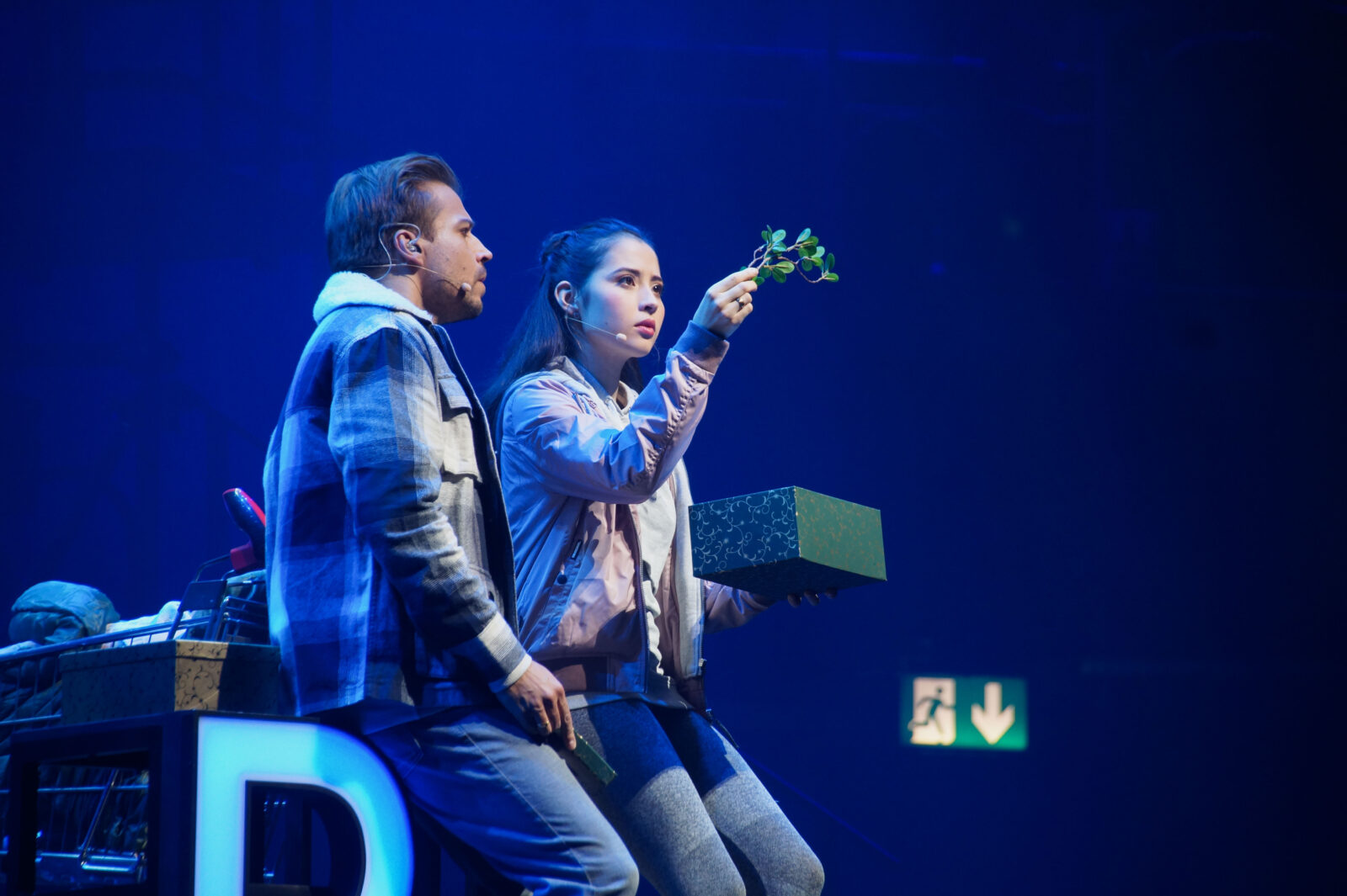 Josef (Benjamin Oeser) und Maria (Alina Simon) in "Bethlehem" © Stiftung Creative Kirche