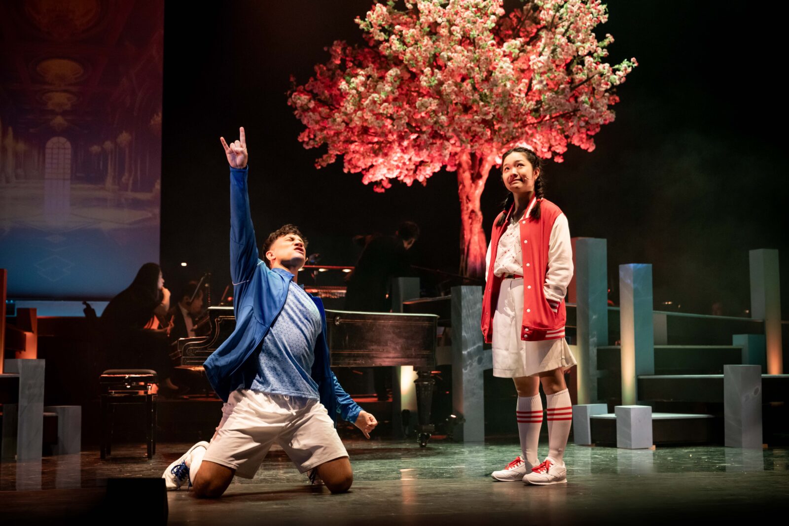 Dean John Wilson (Ryota Watari), Rachel Clare Chan (Tsubaki Sawabe) &copy; Mark Senior