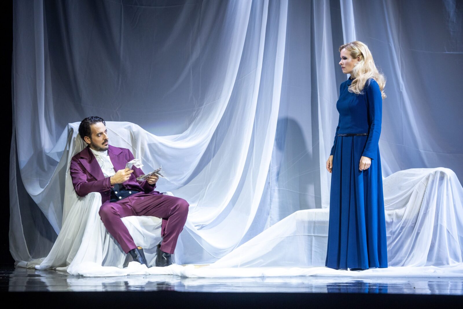 Gerd Achilles (Fernand Mondego), Navina Heyne (Mercédès) &copy; t&w / Andreas Tamme
