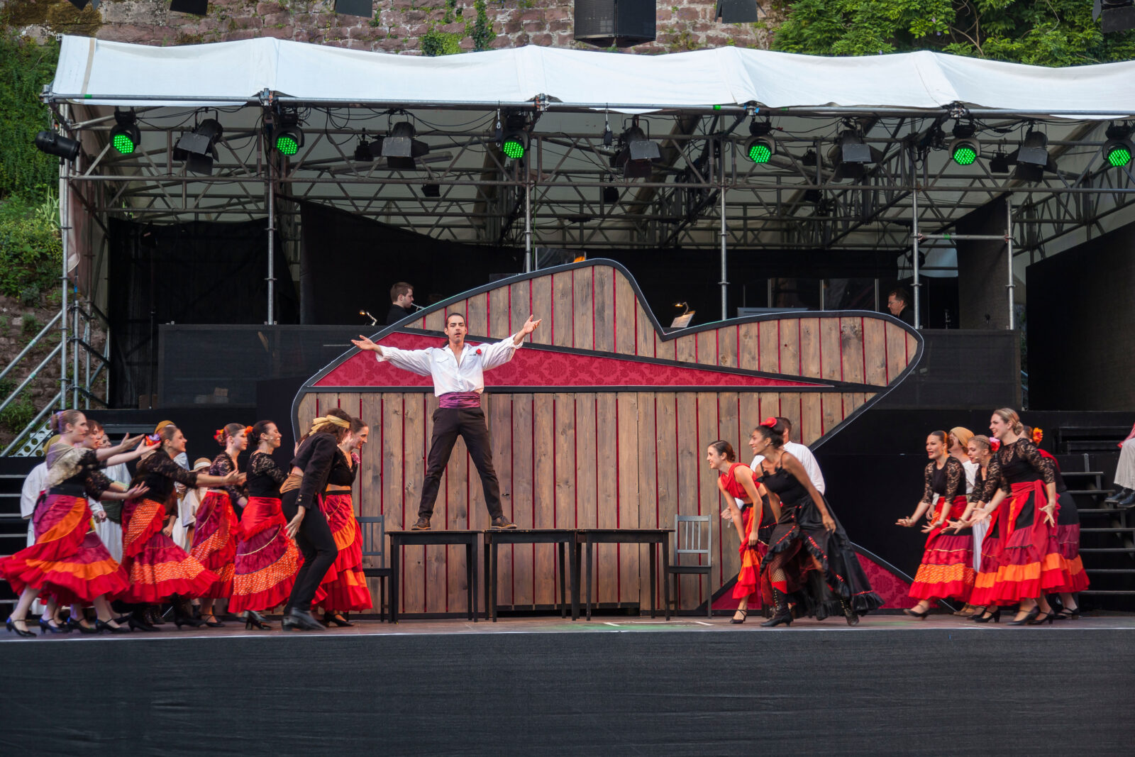 Nicky Wuchinger (Zorro), Ensemble &copy; Emília Horpácsi