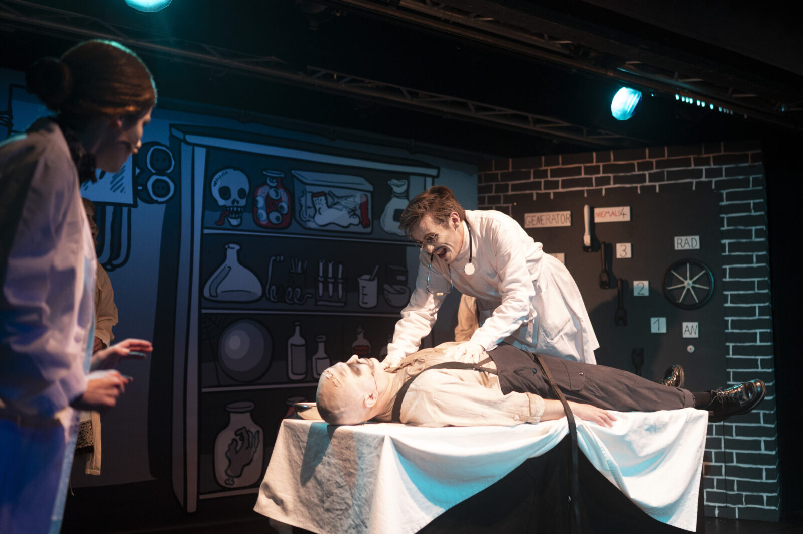 Ensemble TiC-Theater Frankenstein junior © Christoph Kläser