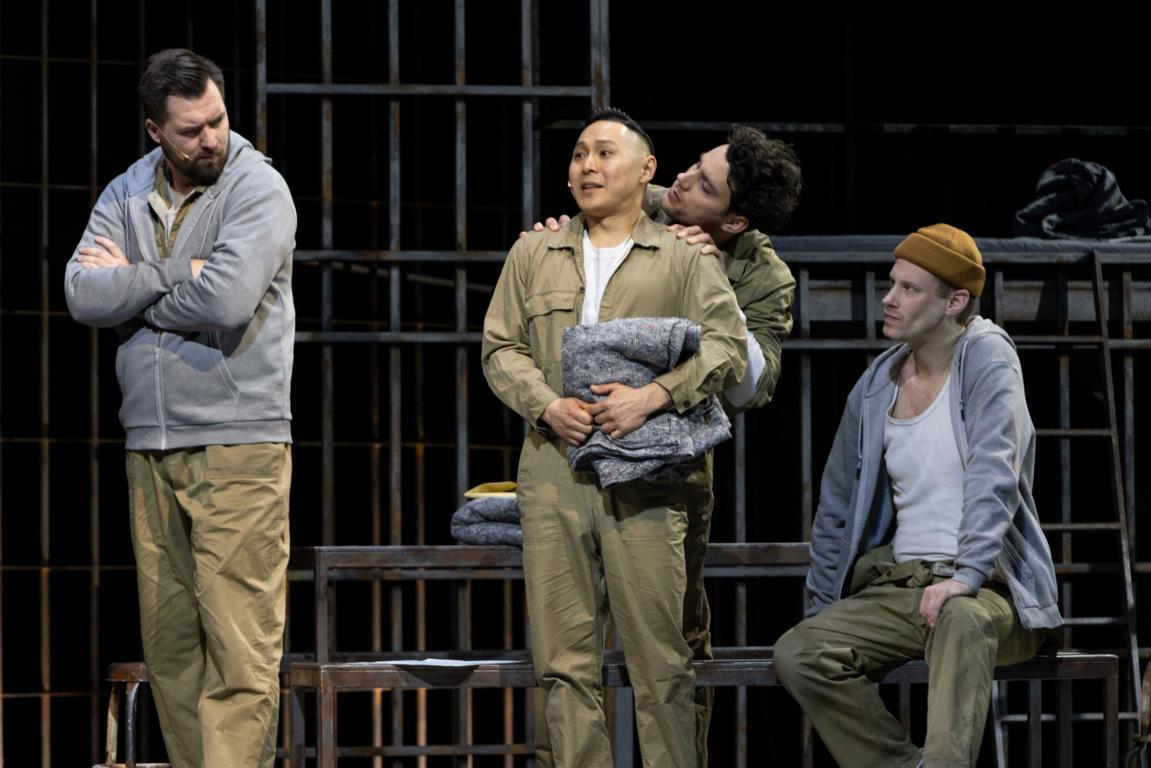 Maxim Andreenkov (Maultiertreiber), Benjamin Lee (Sancho), Sebastian Seitz, Robert Brouwer (Maultiertreiber) © Pedro Malinowski