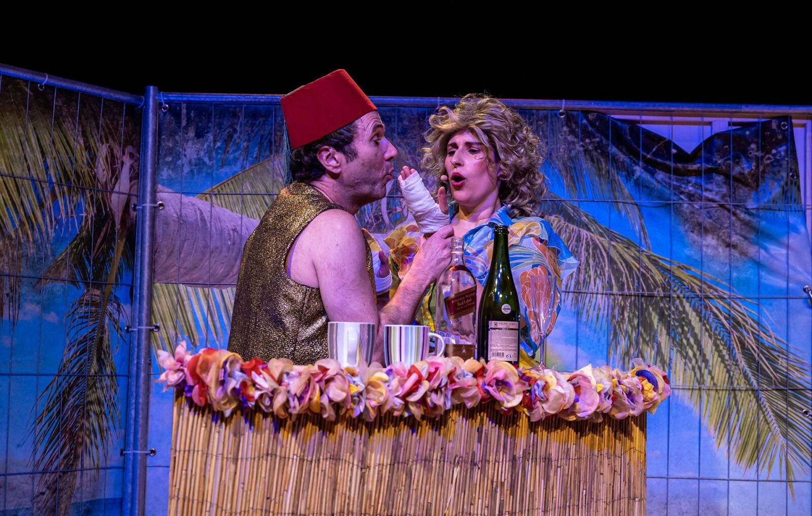 Frank Brunet (Edwin), Madlen Wegner (Hildegard) © Udo Krause / theater-schwedt