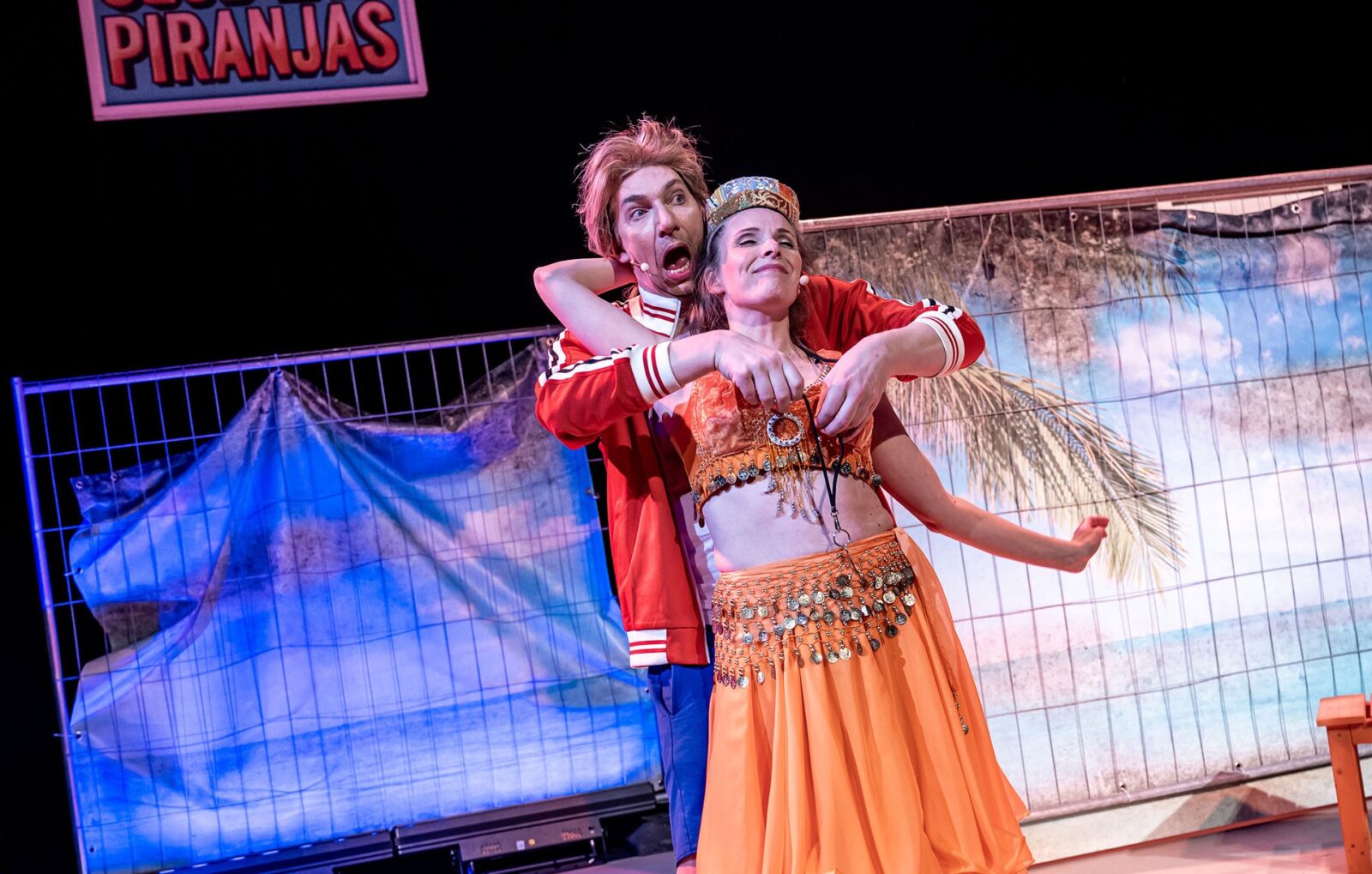 Daniel Heinz (Karl-Heinz), Saskia Dreyer (Biggi) © Udo Krause / theater-schwedt