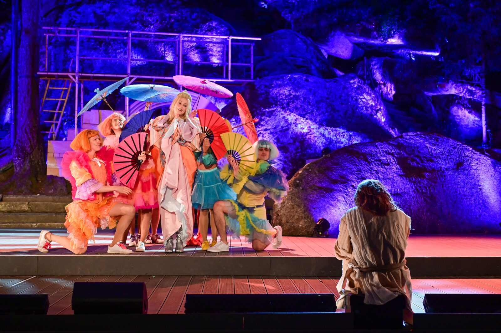 AMY als Herodes bei Jesus Christ Superstar in Wunsiedel © Florian Miedl