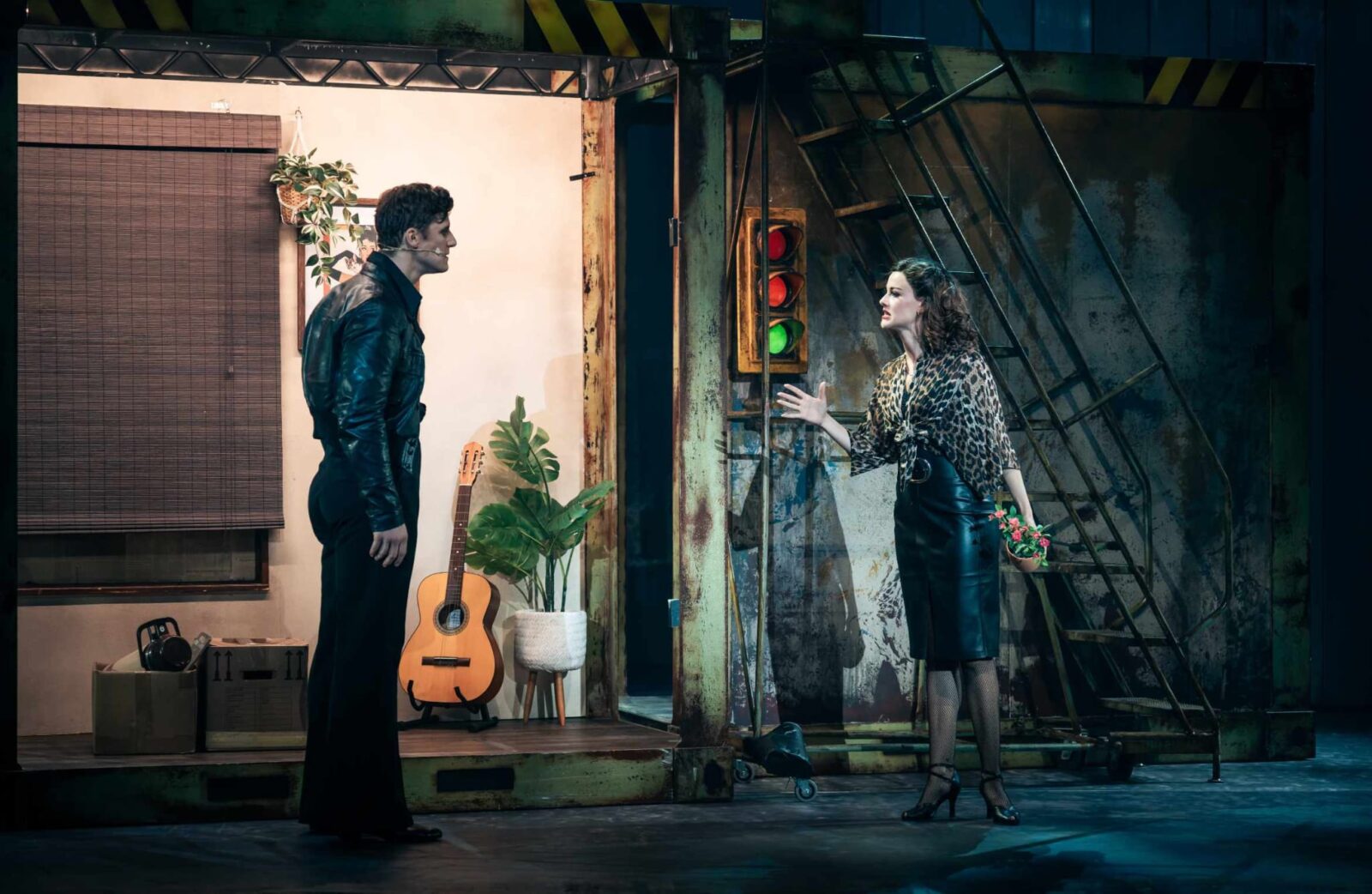 Alexander Auler (Tony Manero), Shania Ochsner (Stephanie Mangano) &copy; Nico Moser