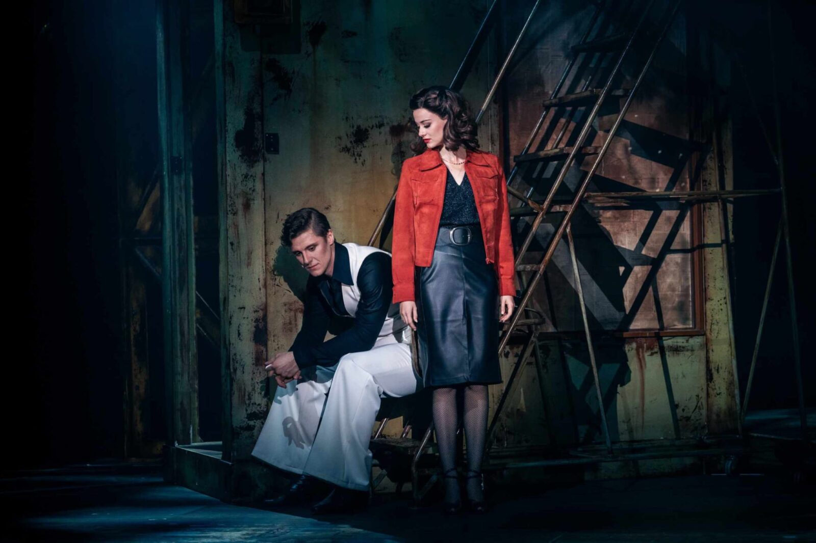 Alexander Auler (Tony Manero), Shania Ochsner (Stephanie Mangano) &copy; Nico Moser