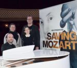 Jürgen Goriup, Elisabeth Sikora, Charli Eglinton, Markus Olzinger bei der Pressekonferenz zu „Saving Mozart“ © Rudi Gigler