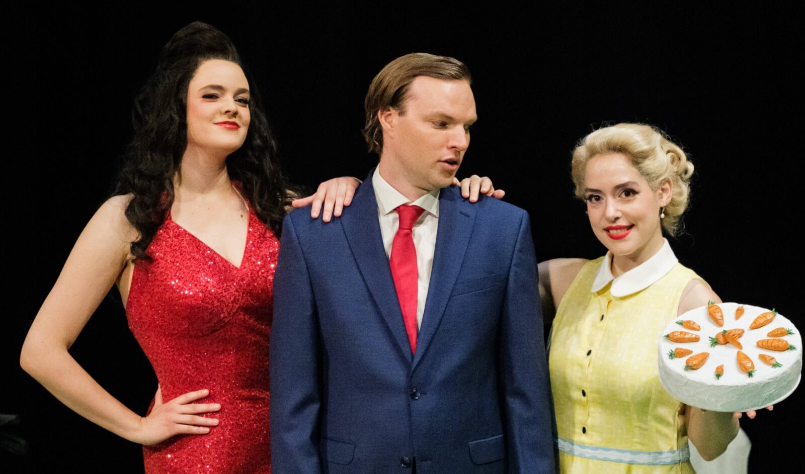 Izabella Radić (Diana Deveraux), Clarke Ruth (John P. Wintergreen), Maya Blaustein (Mary Turner) © Christian Schuller