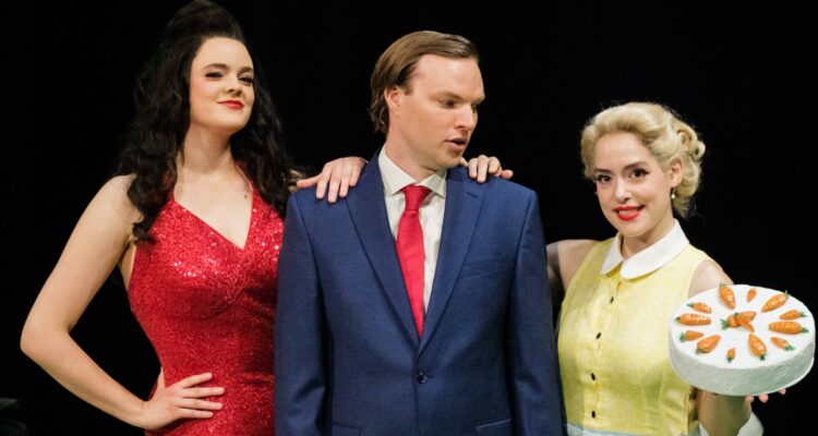 Izabella Radić (Diana Deveraux), Clarke Ruth (John P. Wintergreen), Maya Blaustein (Mary Turner) © Christian Schuller