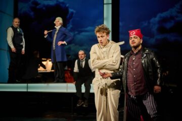 Tom Wild (Betram), Felix Ströbel (Kuno), Gregor Imkamp (Wilhelm), Aaron Rafael Schridde (Georg Schmid), Dennis Habermehl (Stelzfuß) © Thore Nilsson