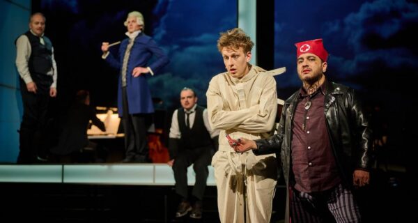 Tom Wild (Betram), Felix Ströbel (Kuno), Gregor Imkamp (Wilhelm), Aaron Rafael Schridde (Georg Schmid), Dennis Habermehl (Stelzfuß) © Thore Nilsson