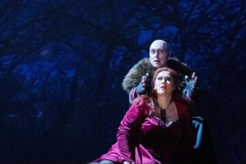 Daniela Tweesmann (Morgana), Jan Friedrich Eggers (Merlin) © Stephan Glagla