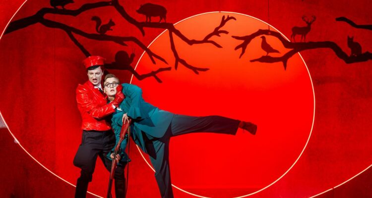 Sebastian Degenhardt (Stelzfuß), Cedric von Borries (Wilhelm) © Thomas Ulrich