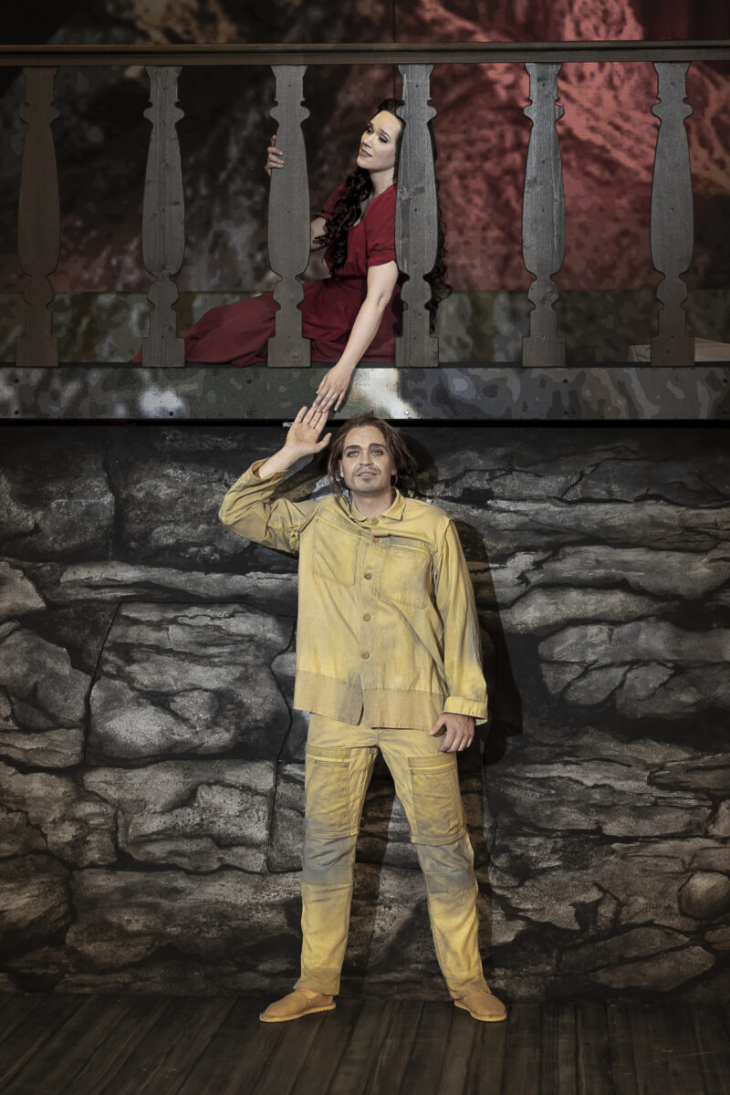 Christina Maria Gass (Mercédès), Jannik Harneit (Edmond Dantès) ©André Leischner