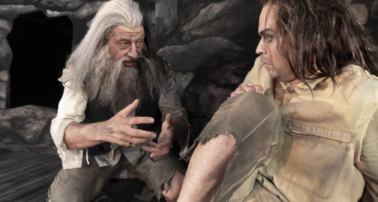 Marian Hadraba (Abbé Faria), Jannik Harneit (Edmond Dantès) ©André Leischner