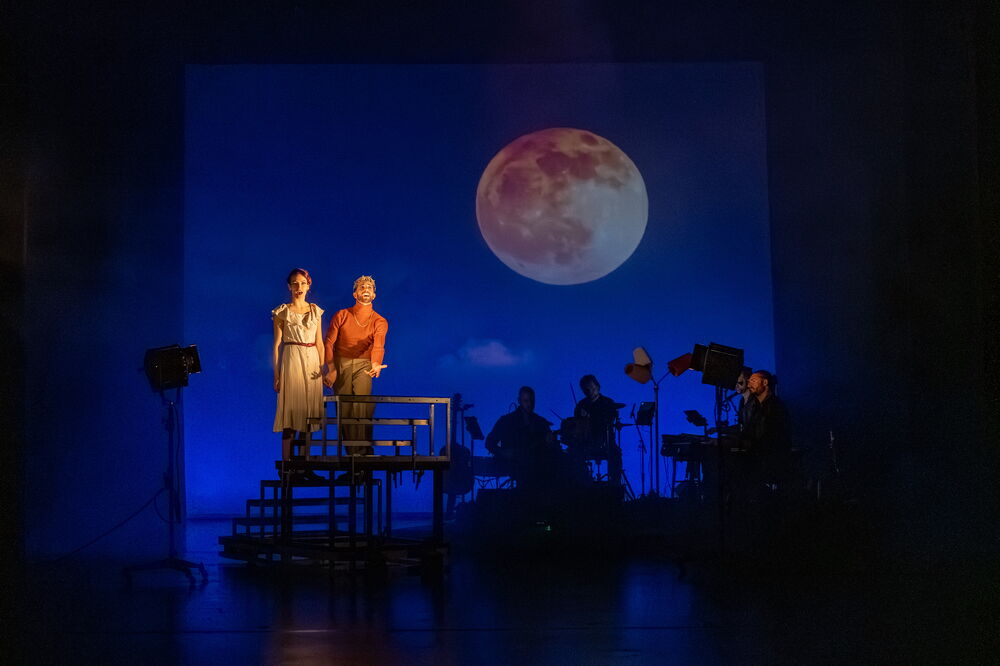 Anna Steinhardt (Magdalena (Leni) Schneider), Leo Goldberg (Hans), Band © Tobias Kromke