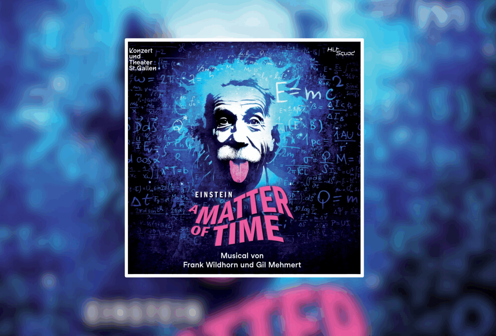 CD Cover "Einstein - A Matter of Time" &copy; HitSquad