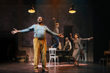 Tyrone Chambers (Joe Scott), Tamara Pascual (Mrs. Burke), Johannes Huth (Geene Laine), Alex Herrig (Mr. Burke) &copy; Sebastian Autenrieth