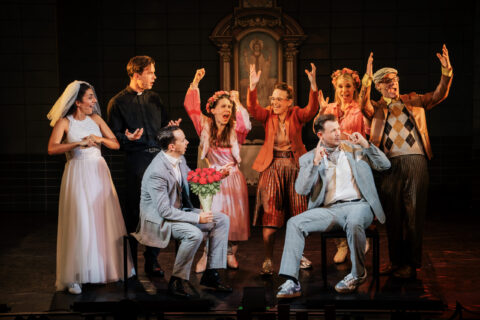 Sharon Rupa (Kathy), Markus Schneider (Elmar), Max Lochmüller (Mattes), Jana Band (Meike) , Vera Bolten (Moni), Florian Sigmund (Schwaadlappe), Nadine Kühn (Jenny), Daniel Berger (Taxifahrer) &copy; Blickauslöser