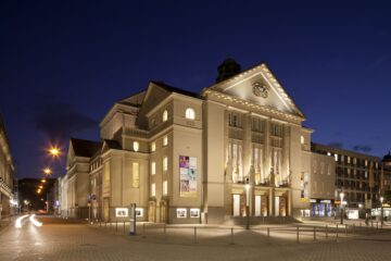 Theater Hagen FassadeNacht &copy; Boris Golz, Arnsberg