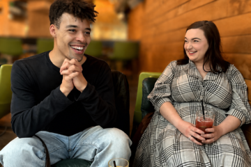 Jonathan Metu und Lilly Rottensteiner bei unserem Interview © Ursula Simmetsberger