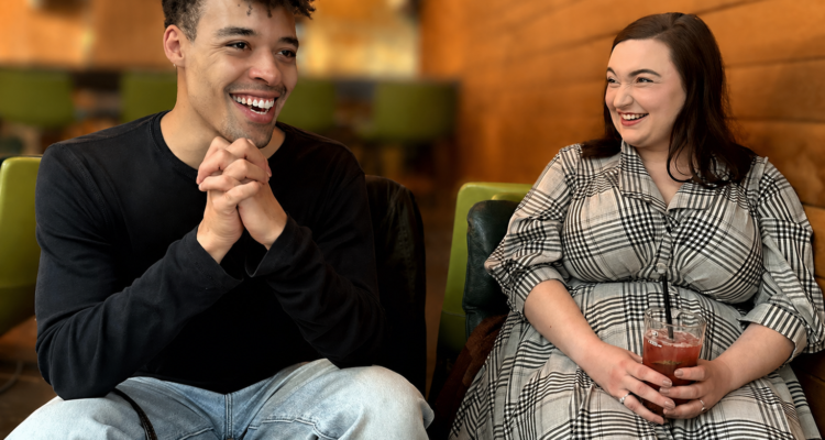 Jonathan Metu und Lilly Rottensteiner bei unserem Interview © Ursula Simmetsberger