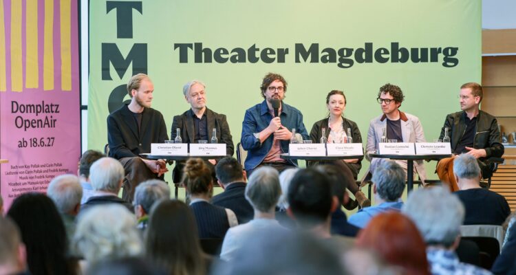 Pressekonferenz des Theaters Magdeburg zum Spielplan 2026/27 © Viktoria Kühne