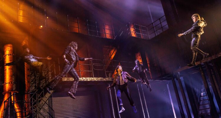 LJ Benet (Michael), Ali Louis Bourzgui (David), Brian Flores (Marko), Dean Maupin (Paul), Sean Grandillo (Dwayne) © Matthew Murphy