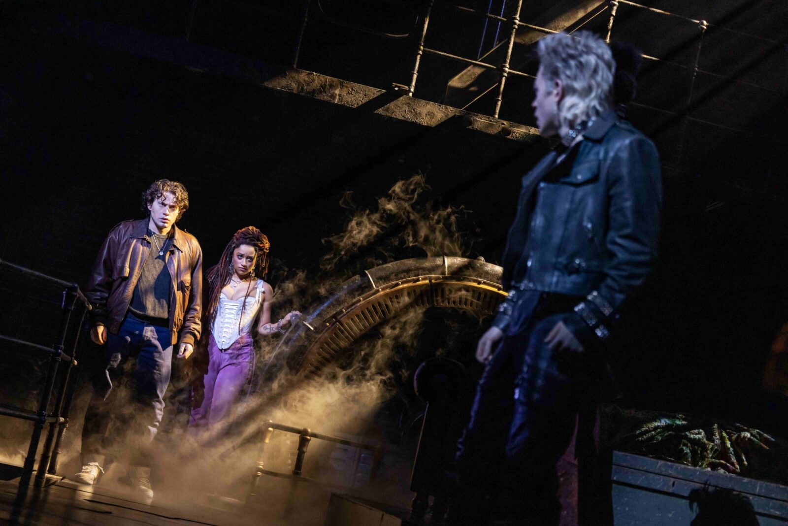LJ Benet (Michael) Maria Wirries (Star), Ali Louis Bourzgui (David) © Matthew Murphy