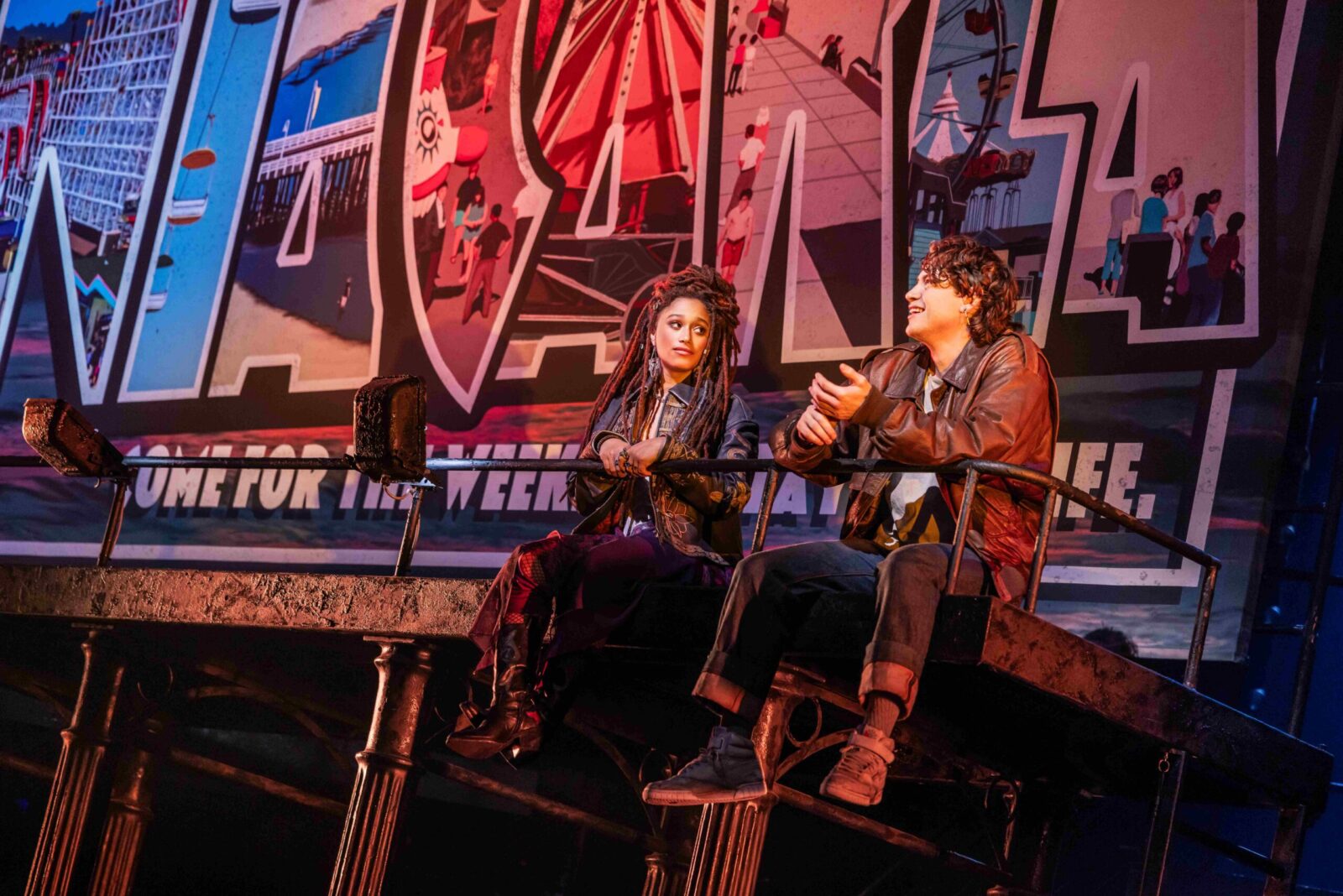 Maria Wirries (Star), LJ Benet (Michael) © Matthew Murphy