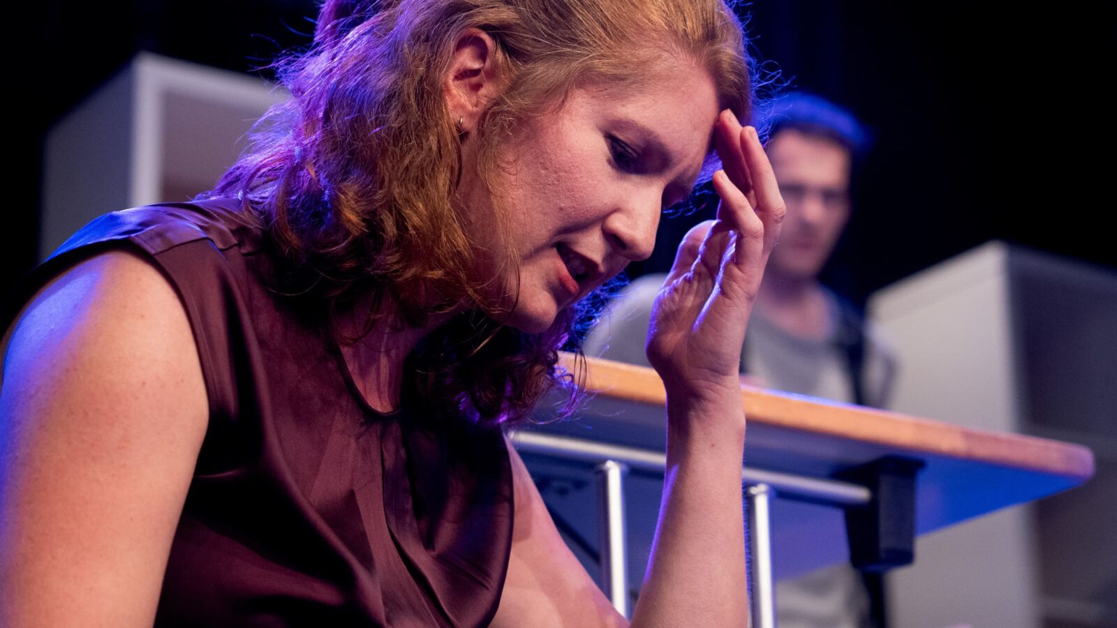 Marie-Christin Baur (Diana), Jakob Siems (Gabe) © Anna Nill